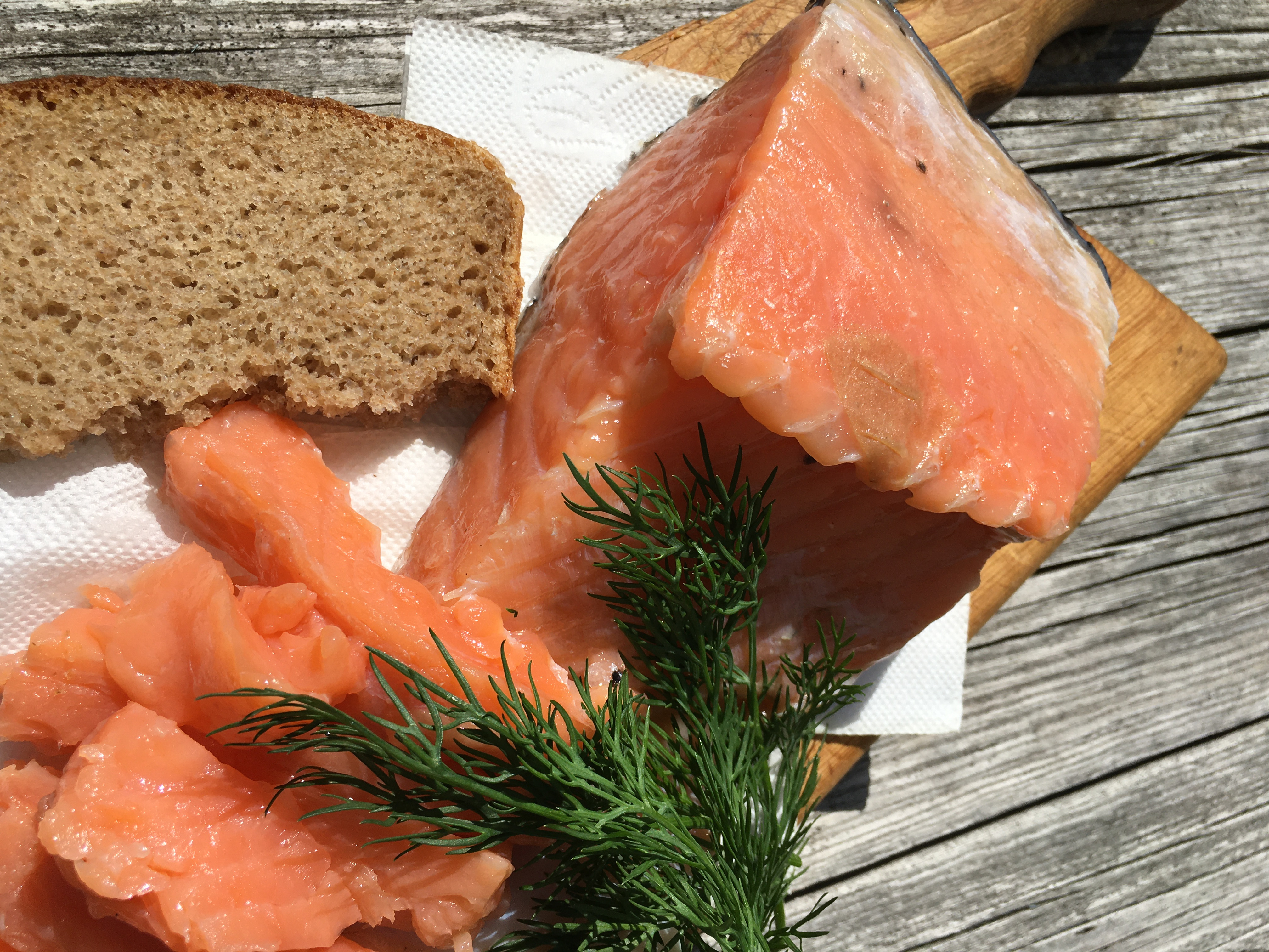 Кусок дикой архангельской сёмги — натуральный продукт
